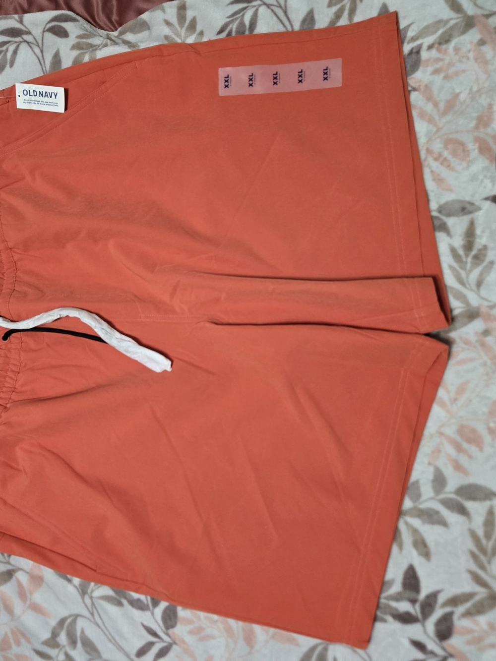 XXL Old Navy Men’s Coral-Orange Athletic Shorts